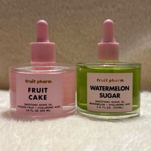 Watermelon Sugar & Fruit Cake Shave Oil Bundle